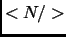 $<N/>$